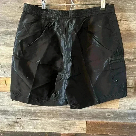 Vintage Ralph Lauren Polo  100% nylon swim trunks mens size 34 black label - Picture 5 of 5
